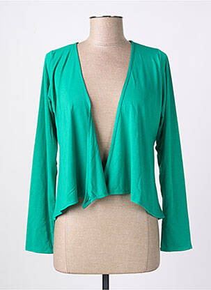 Ilgų rankovių liemenė 3/4 rankovės žalias POISSONS BLANCS moteris