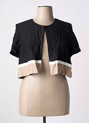 Bolero satino efektas juodas CHRISTINE LAURE moteris