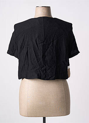 Bolero satino efektas juodas CHRISTINE LAURE moteris