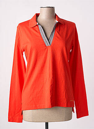 Polo ilgos rankovės ilgos rankovės oranžinė SAINT JAMES moteris