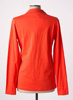 Polo ilgos rankovės ilgos rankovės oranžinė SAINT JAMES moteris