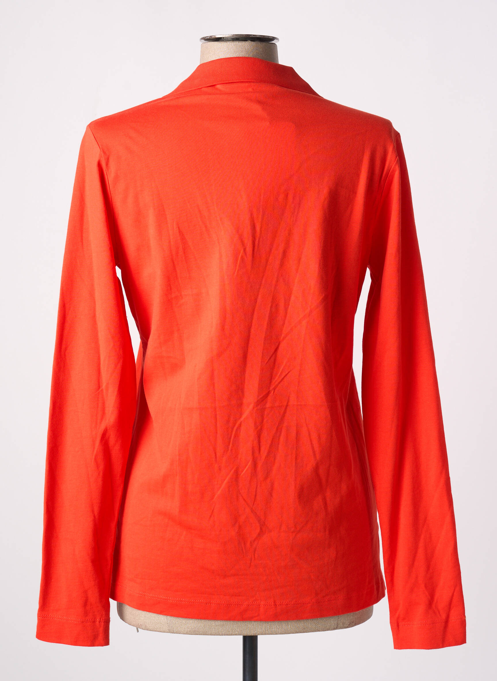 Polo ilgos rankovės ilgos rankovės oranžinė SAINT JAMES moteris