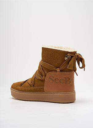 Batai/botai pamušalas kulnas nuo 4 iki 6 cm rudas SEE BY CHLOÉ moteris