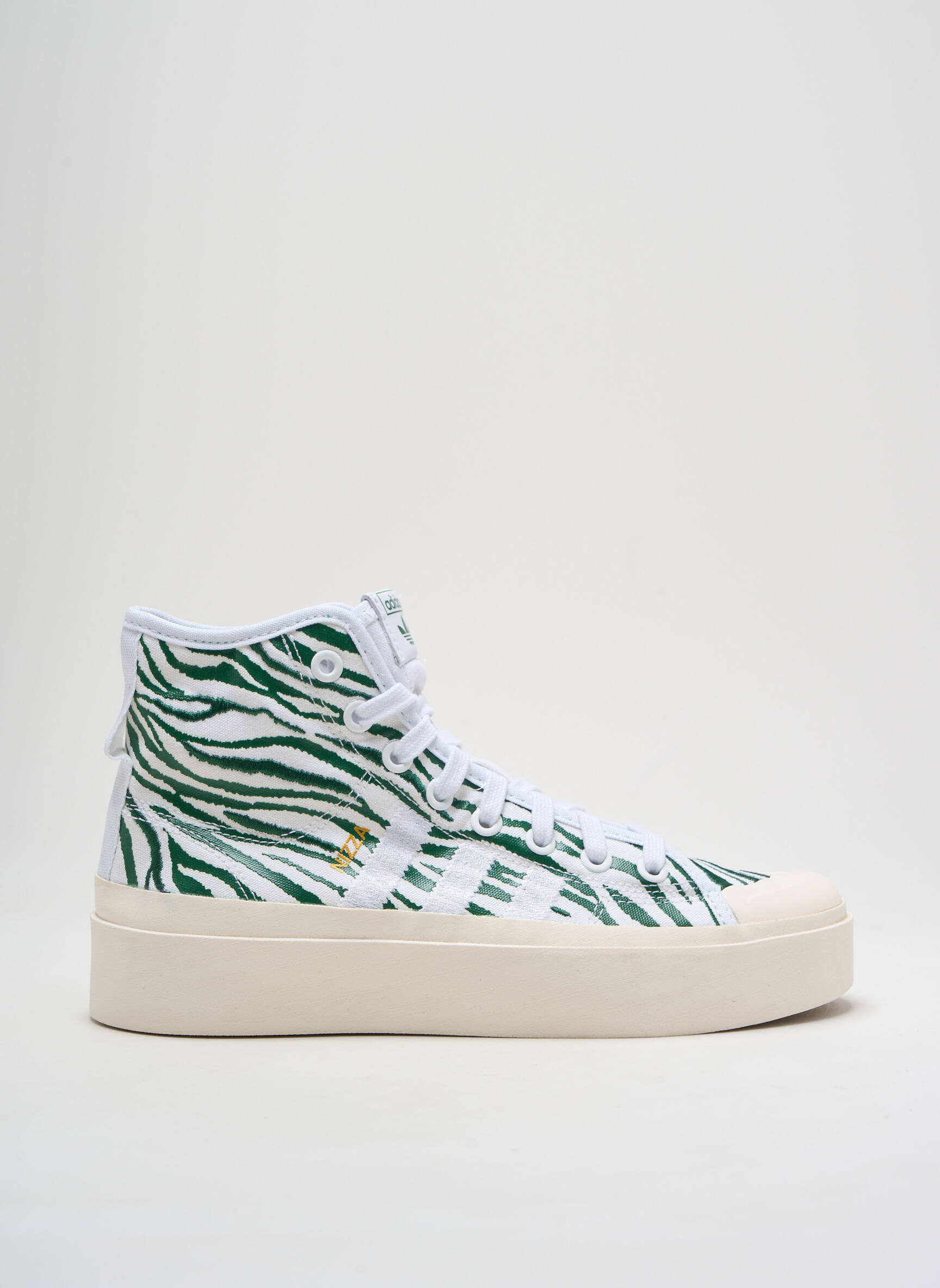Bėgimo bateliai satino audinys kulnas nuo 4 iki 6 cm žalias ADIDAS moteris