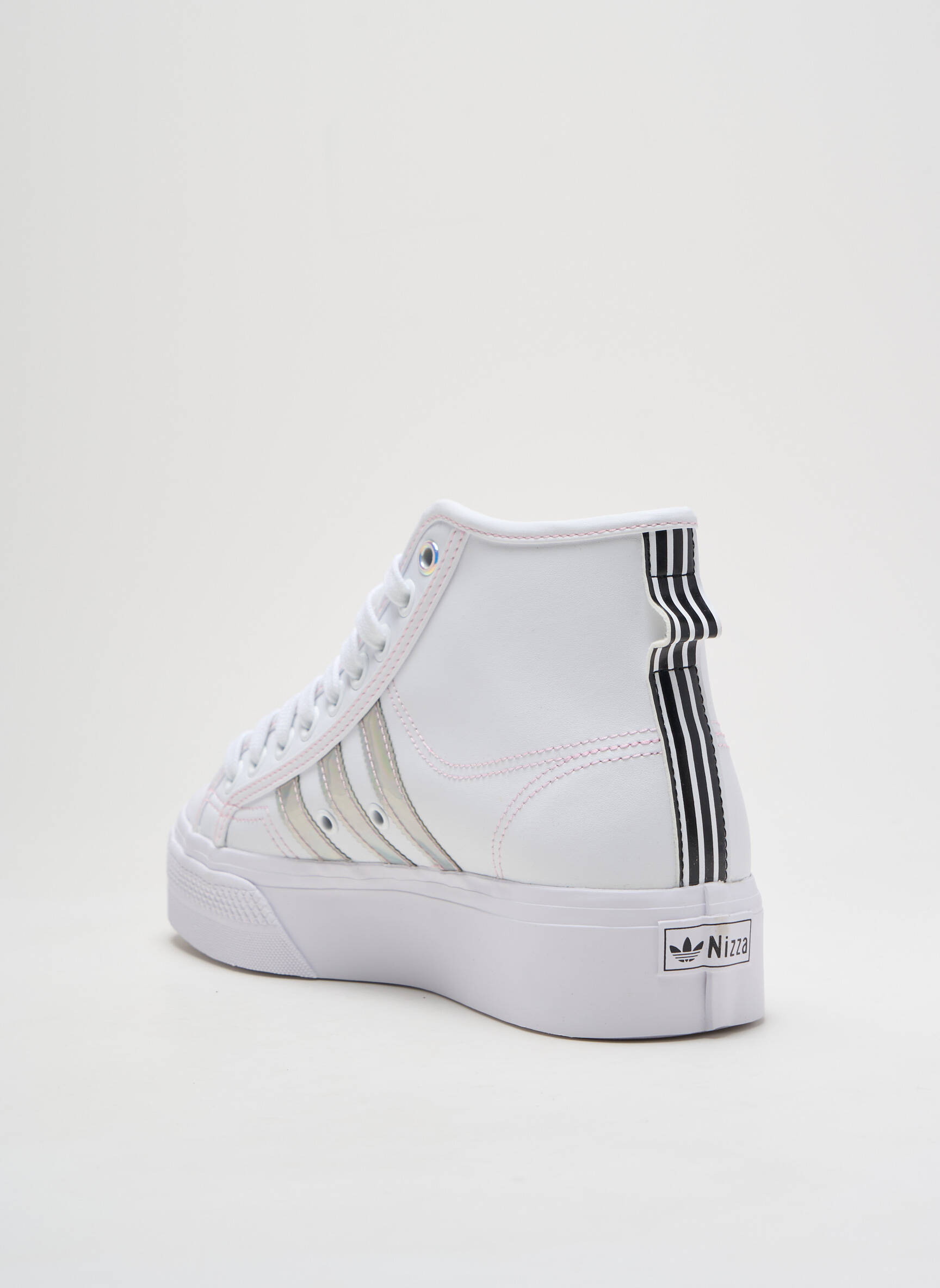 Bėgimo bateliai lygus medžiaga plokščias kulnas iki 3 cm baltas ADIDAS moteris