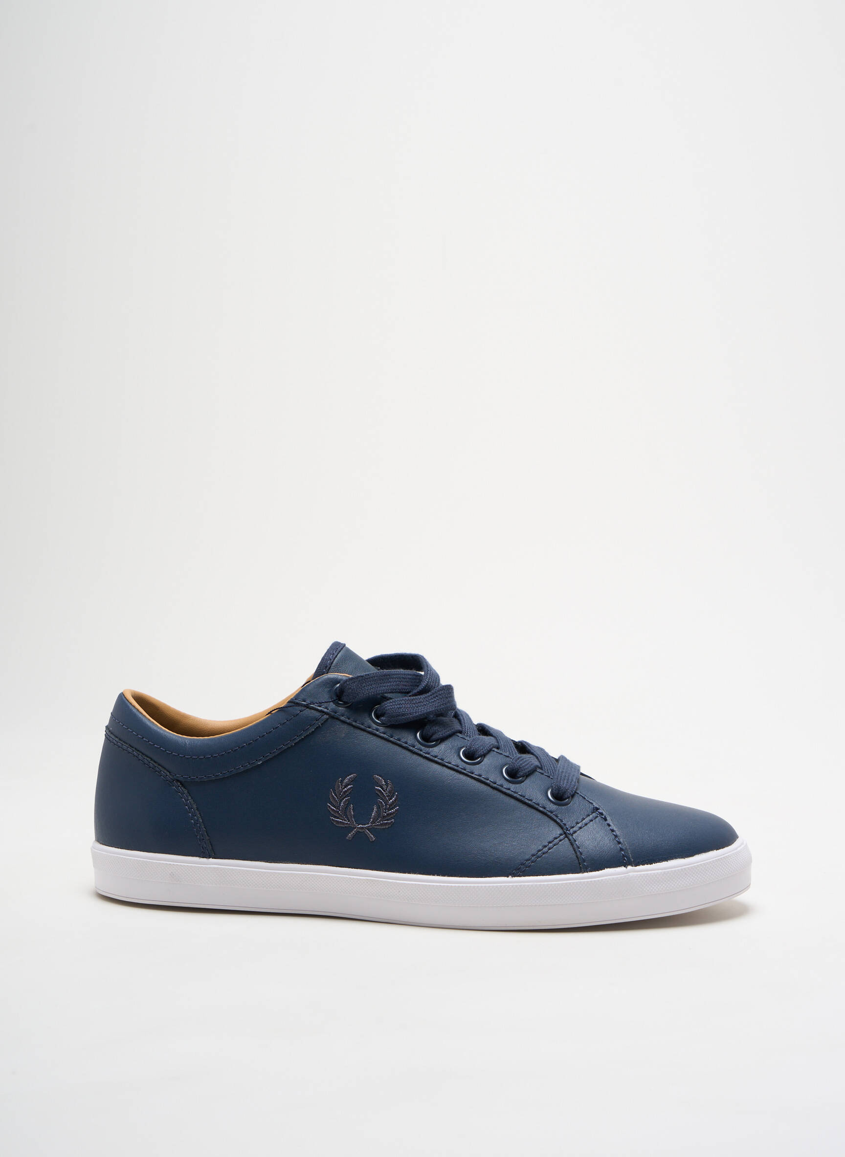 Bėgimo bateliai satino audinys kompensuotas kulnas mėlyna FRED PERRY vyras
