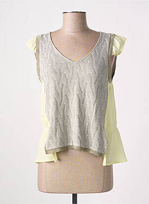 Bluzonai krepos audinys trumpas rankovės žalias MIA SOANA moteris