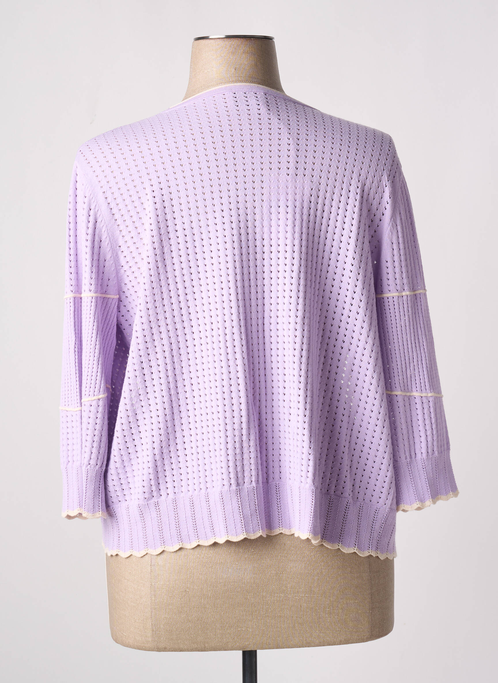 Ilgų rankovių liemenė 3/4 rankovės violetinis RODIER moteris