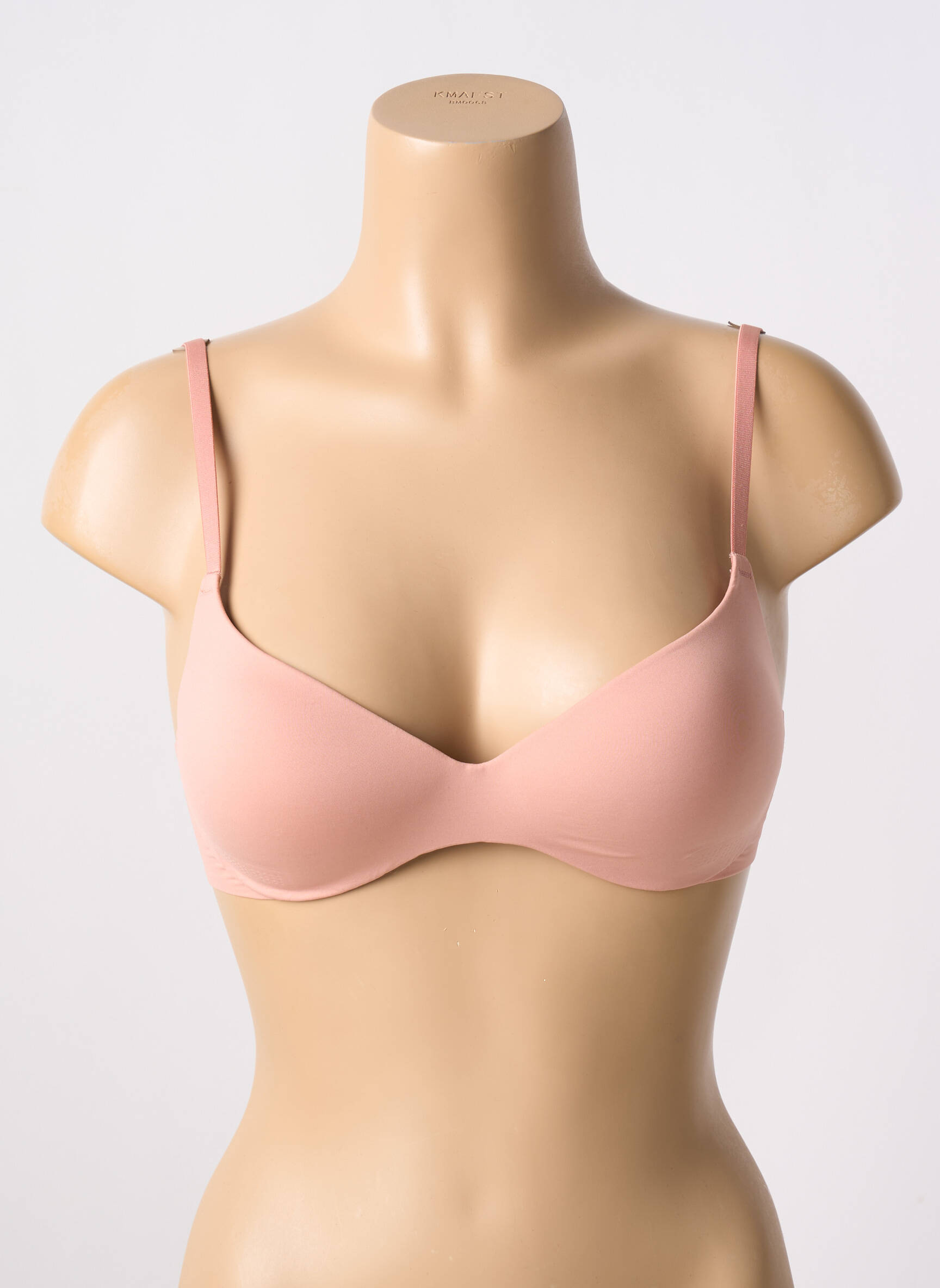 Liemenėlė be rėmo push-up liemenėlė su aukštu palaikymu rožinė PASSIONATA moteris