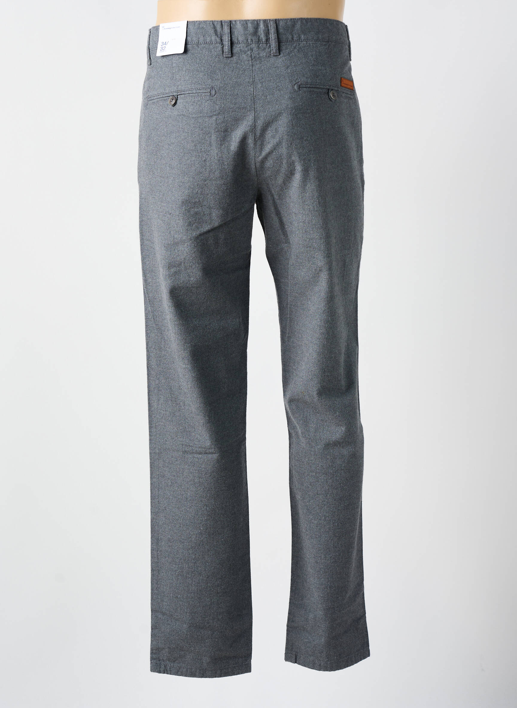 Chino kelnė kišenės pilka KNOWLEDGE COTTON APPAREL vyras