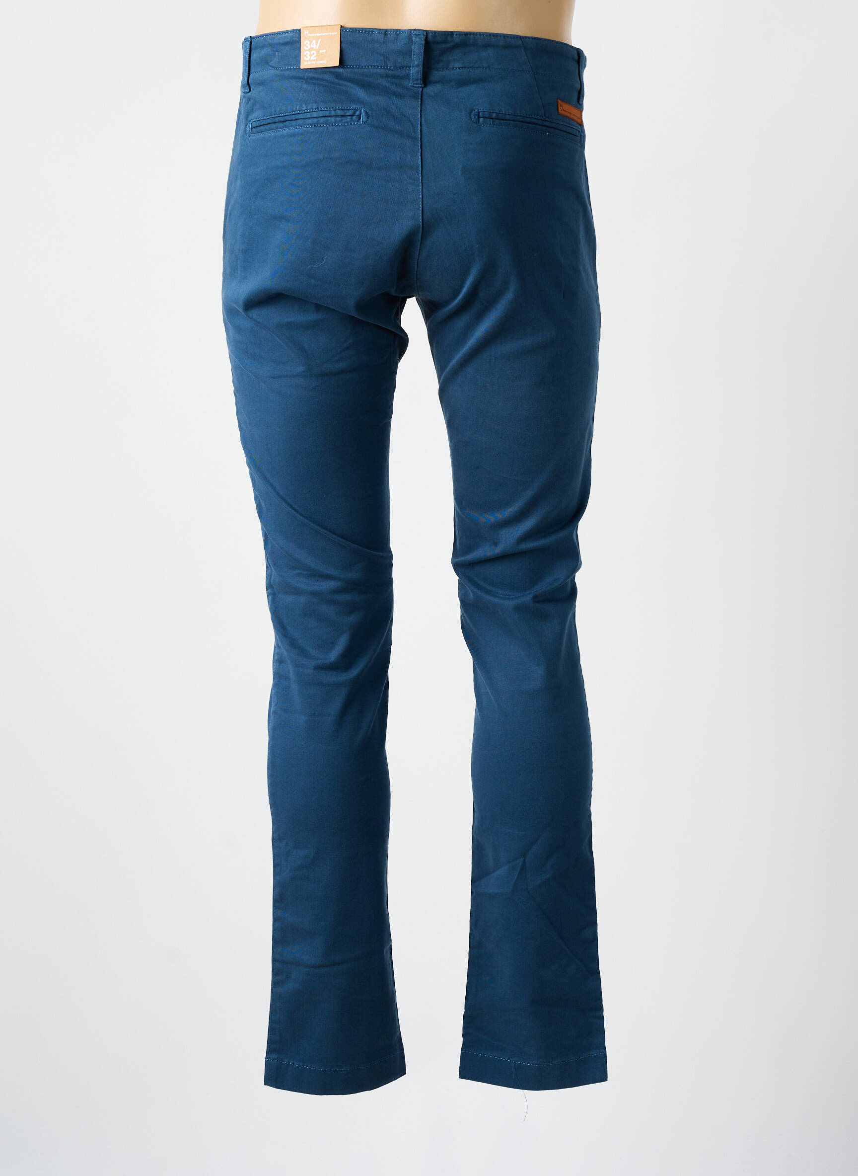 Chino kelnė kišenės mėlyna KNOWLEDGE COTTON APPAREL vyras