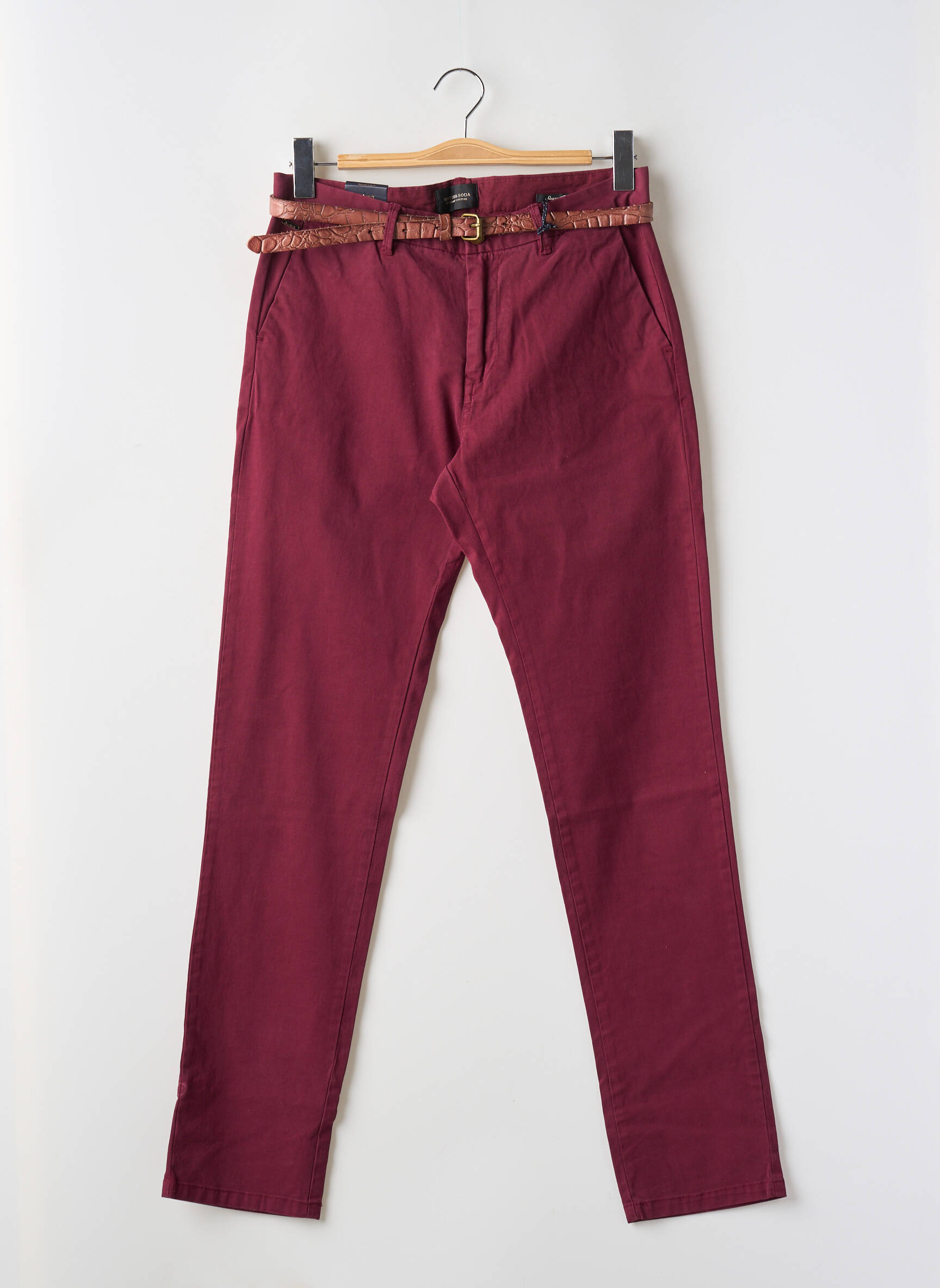 Tiesi kelnė tamprumas normala dydis raudona SCOTCH & SODA vyras
