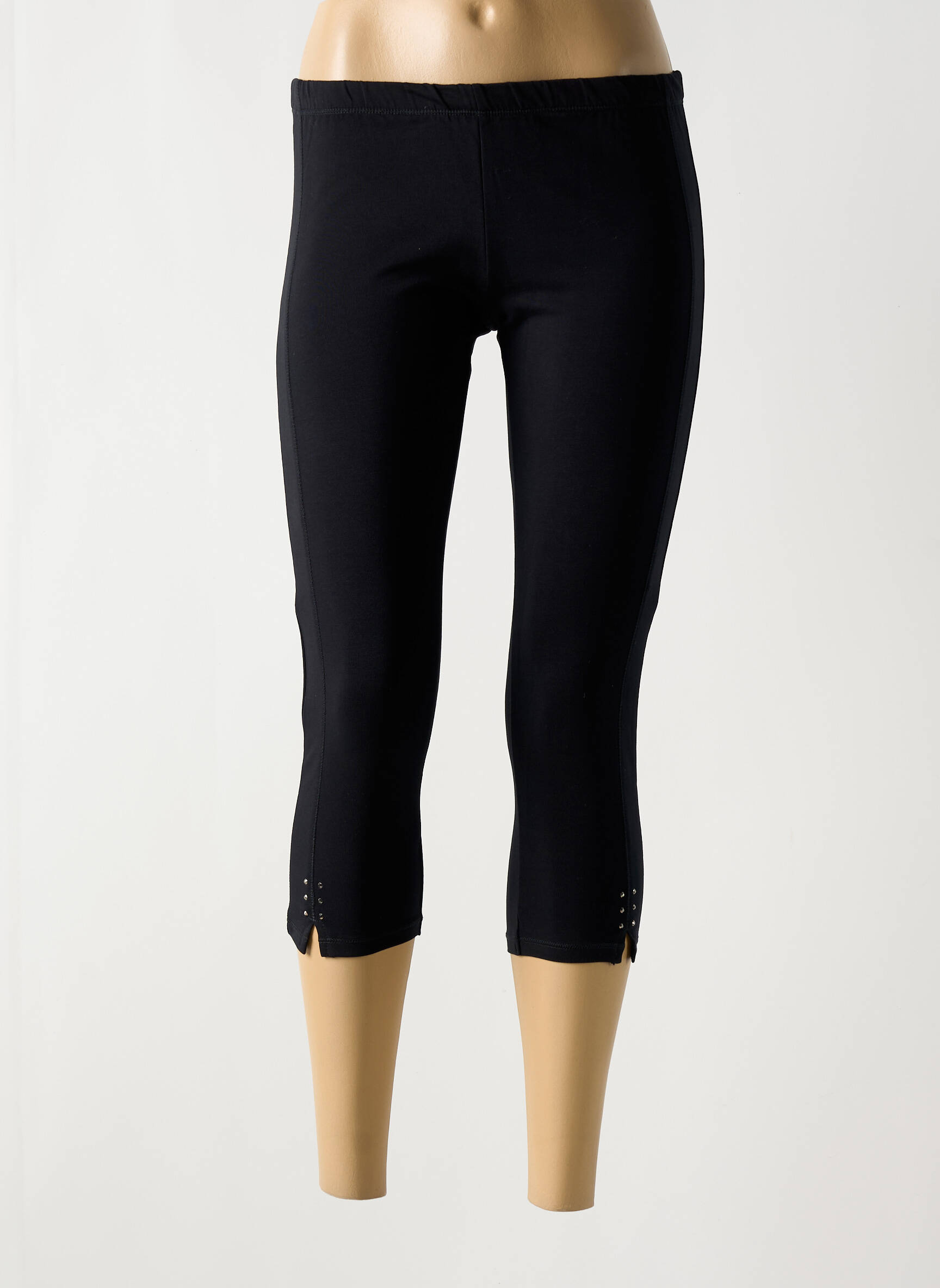 Legingas jersey audinys normala dydis juodas FRONT DE MER moteris
