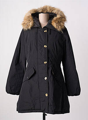 Parka ilgos rankovės su gobtuvu juodas TRUSSARDI JEANS moteris