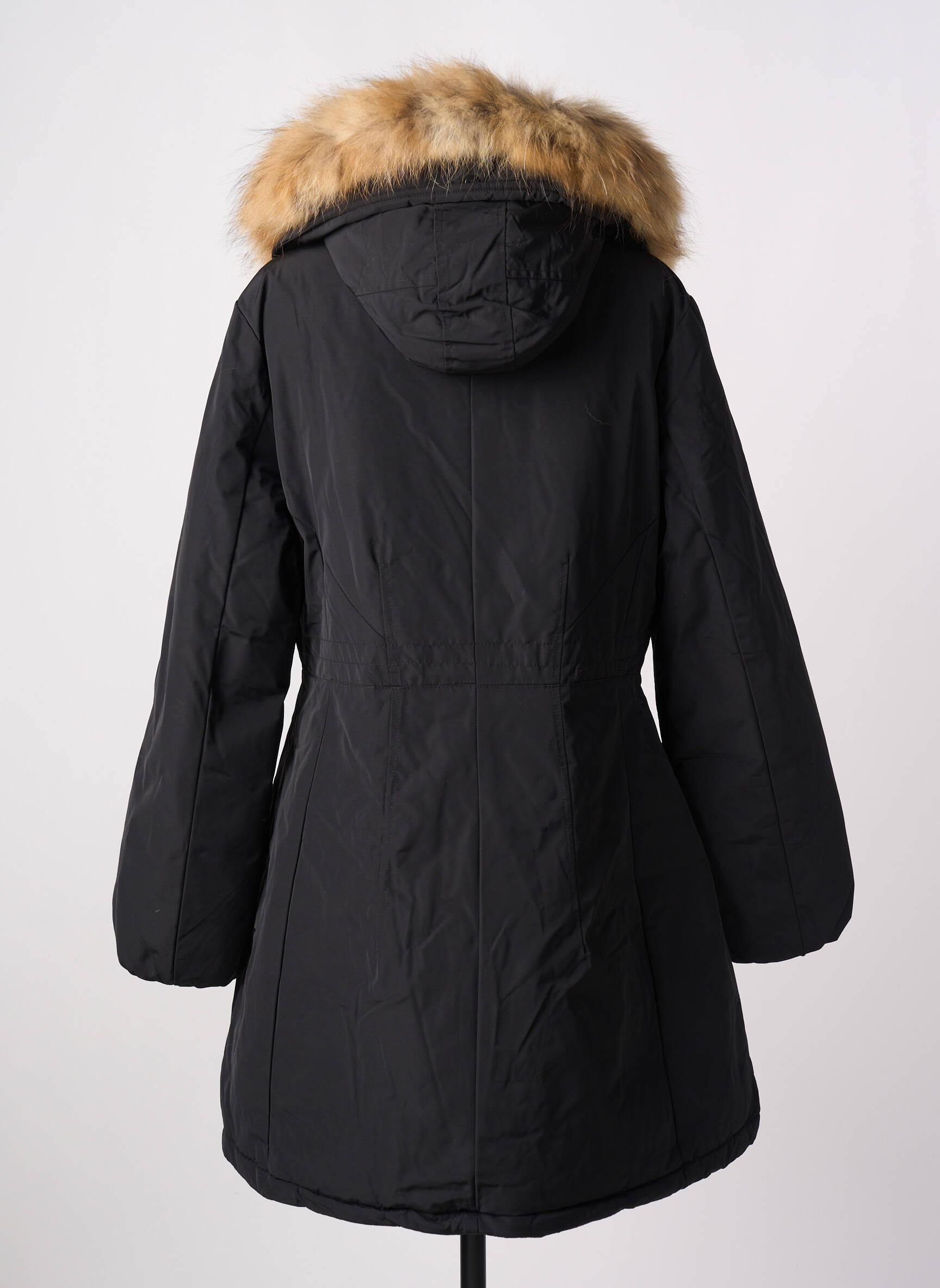 Parka ilgos rankovės su gobtuvu juodas TRUSSARDI JEANS moteris