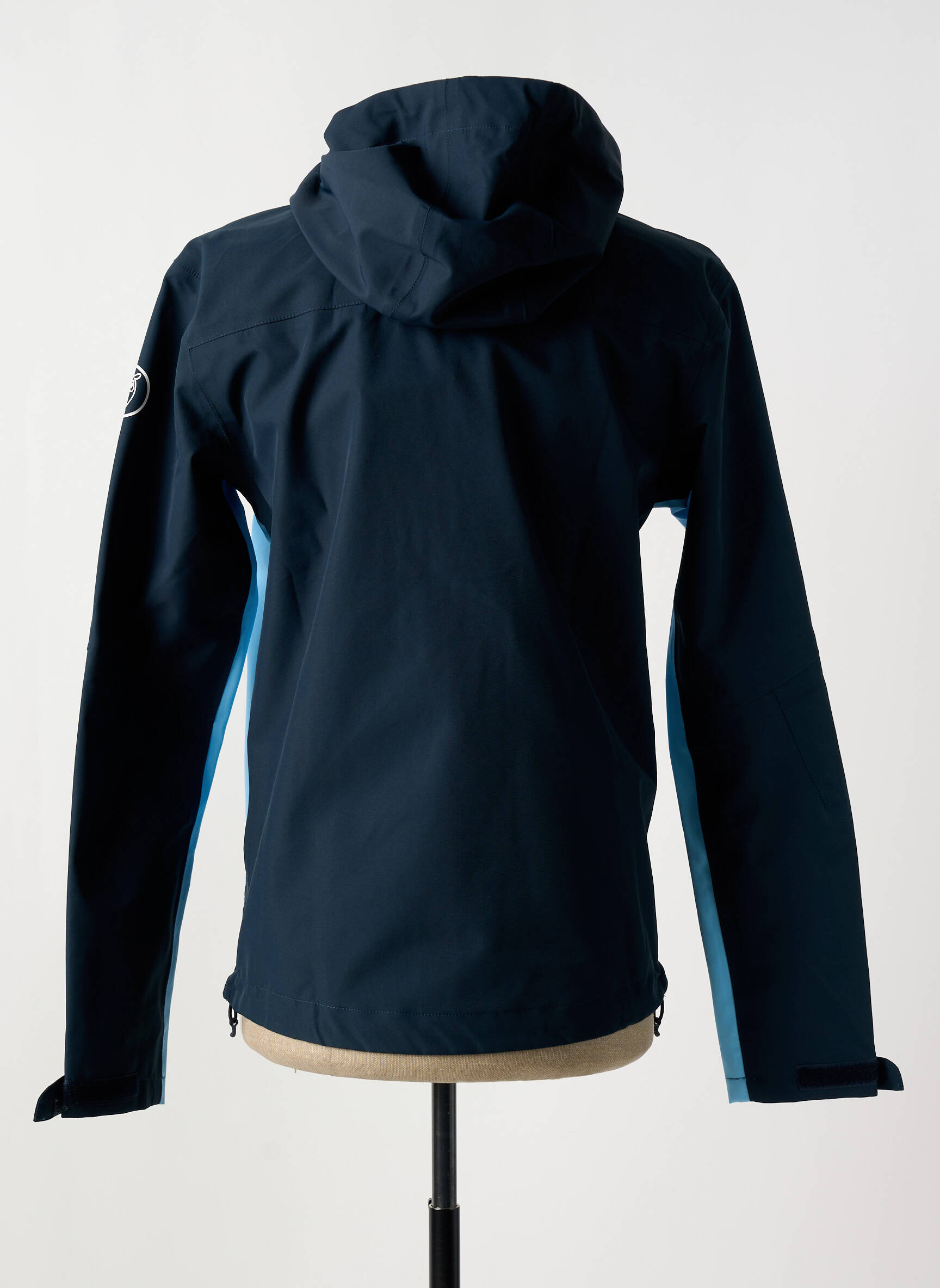 Vėjo nepraleidėjas kišenės su gobtuvu mėlyna KNOWLEDGE COTTON APPAREL vyras