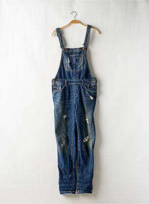 Kombinezonas centrinė iškirptė plonos dirželiai mėlyna DENIM LIFE moteris