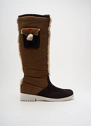 Batai pamušalas kulnas nuo 4 iki 6 cm rudas LOVE MOSCHINO moteris