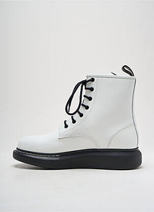 Batai/botai lygus medžiaga kulnas nuo 4 iki 6 cm baltas ALEXANDER MCQUEEN moteris