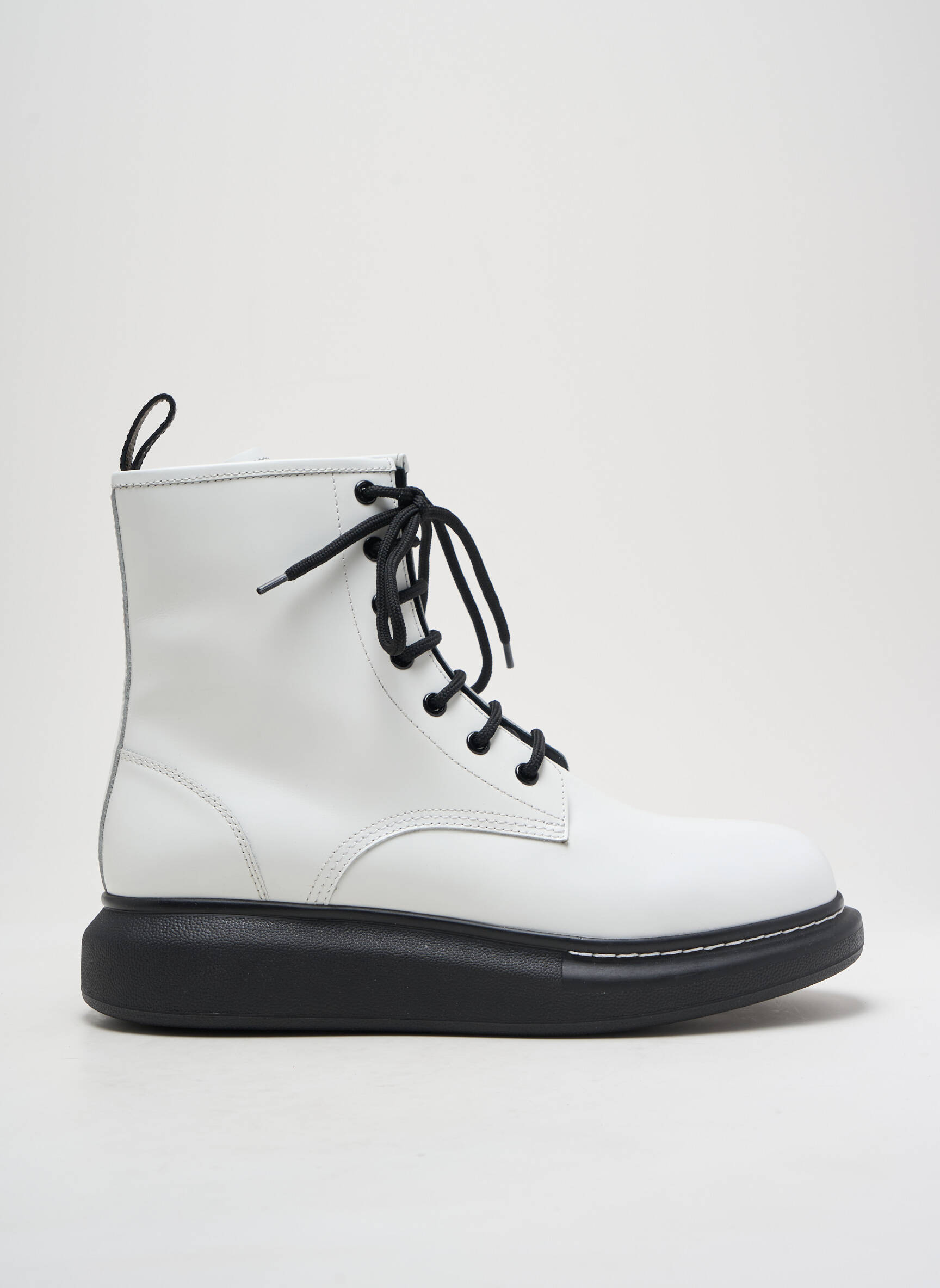 Batai/botai lygus medžiaga kulnas nuo 4 iki 6 cm baltas ALEXANDER MCQUEEN moteris
