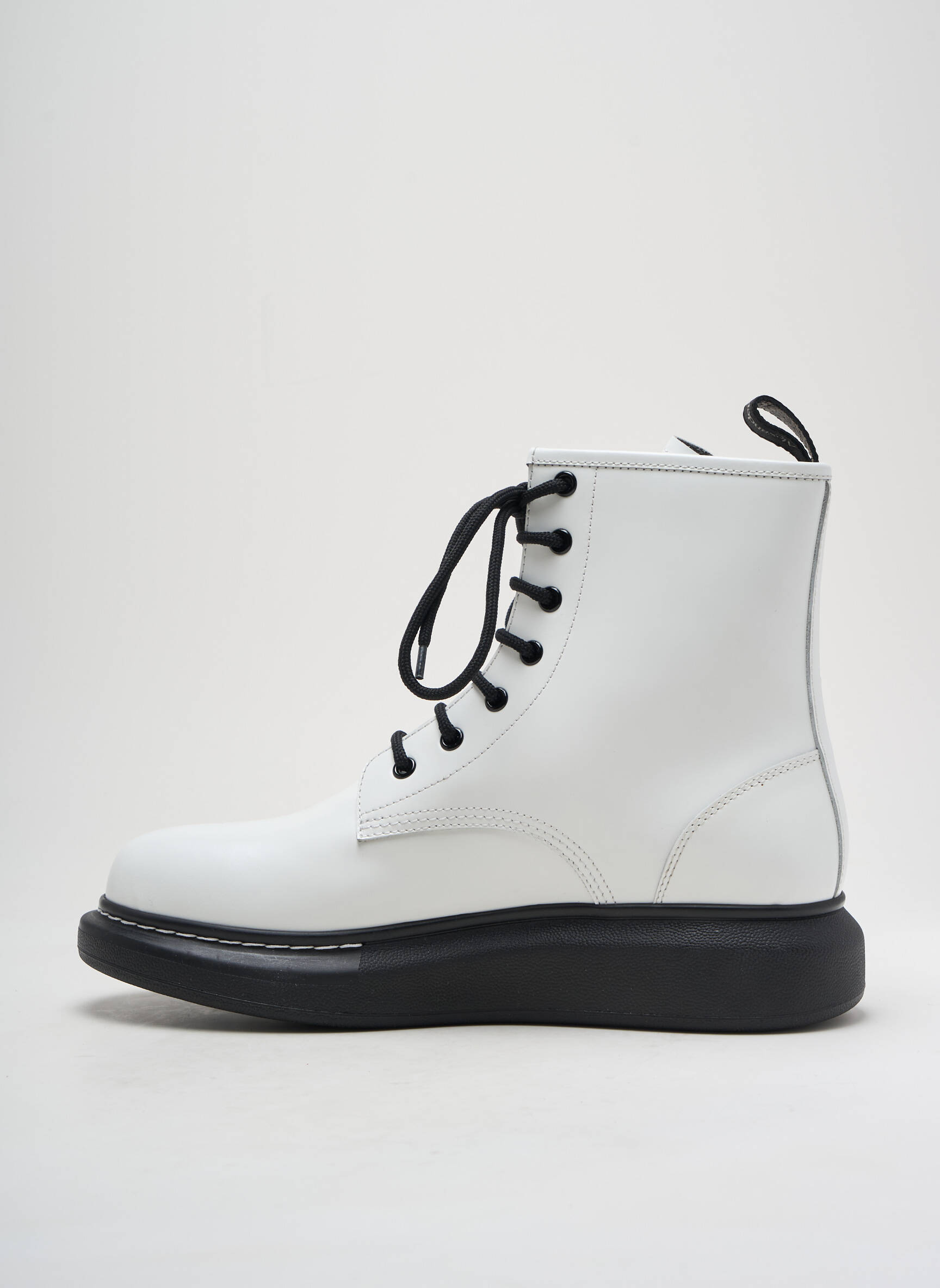 Batai/botai lygus medžiaga kulnas nuo 4 iki 6 cm baltas ALEXANDER MCQUEEN moteris
