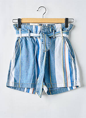 Šortas denimo audinys aukšta talija mėlyna PEPE JEANS moteris