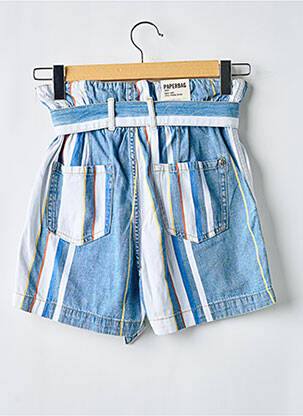 Šortas denimo audinys aukšta talija mėlyna PEPE JEANS moteris