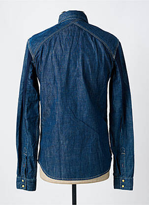 Ilgomis rankovėmis marškinys kišenės mėlyna SCOTCH & SODA vyras