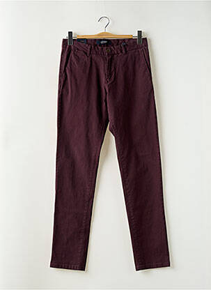 Chino kelnė popelinos audinys, kuris pasižymi lygiu ir tankiu paviršiumi. normala dydis violetinis SCOTCH & SODA vyras