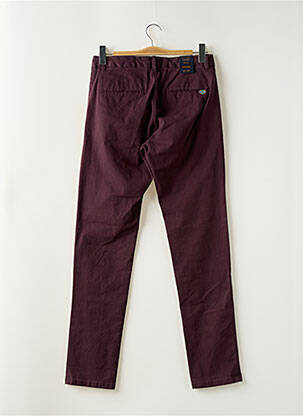 Chino kelnė popelinos audinys, kuris pasižymi lygiu ir tankiu paviršiumi. normala dydis violetinis SCOTCH & SODA vyras
