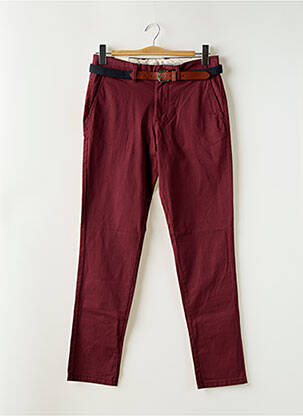 Chino kelnė bio normala dydis raudona SELECTED vyras