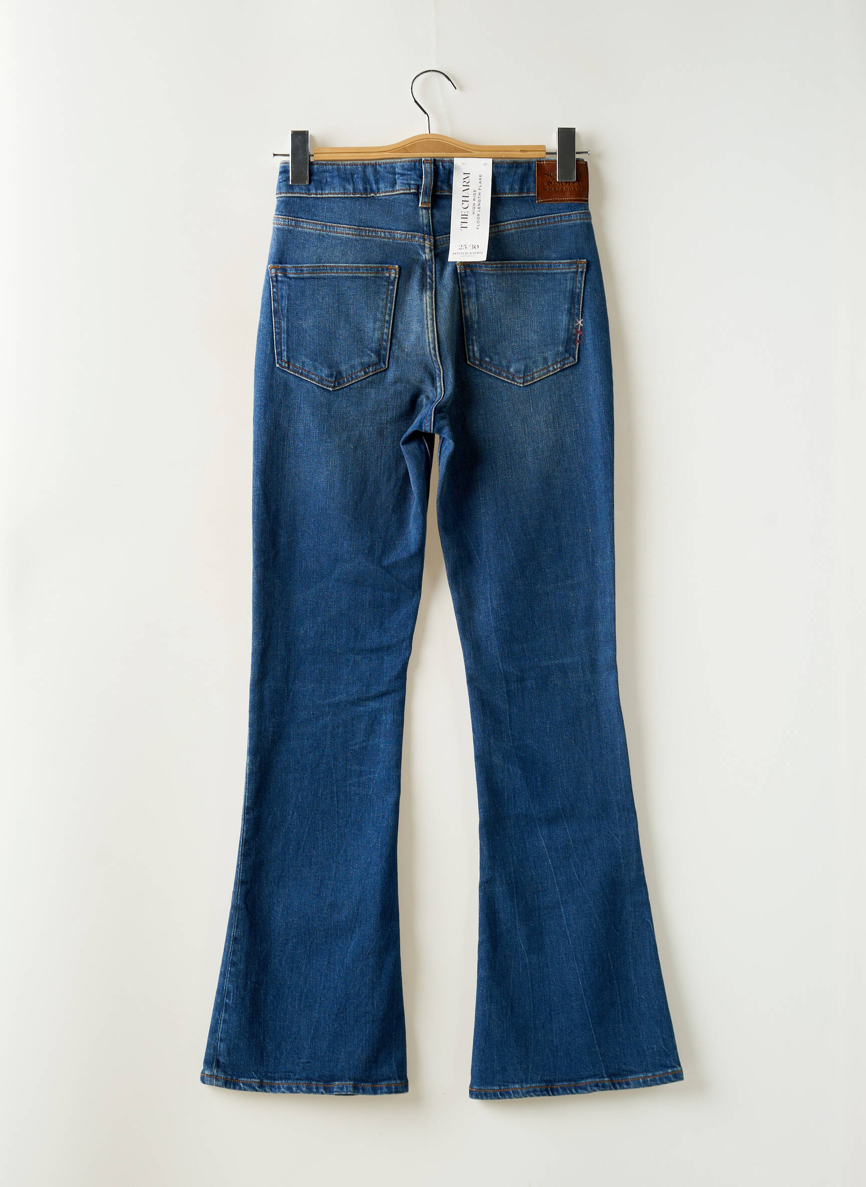Bootcut džinsai aukšta talija aukšta talija mėlyna SCOTCH & SODA moteris