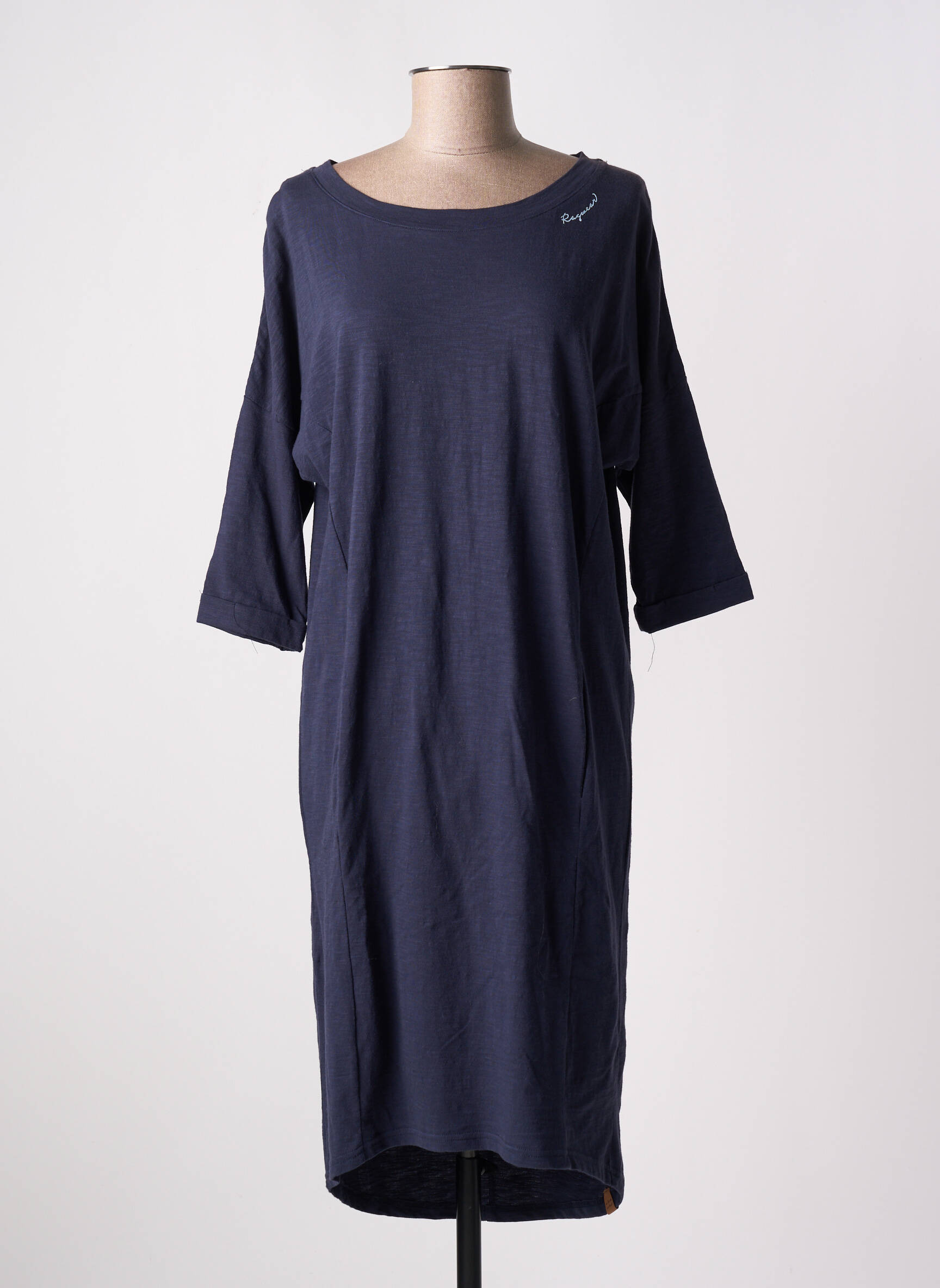 Pusilgių suknelė 3/4 rankovės 3/4 rankovės mėlyna RAGWEAR moteris