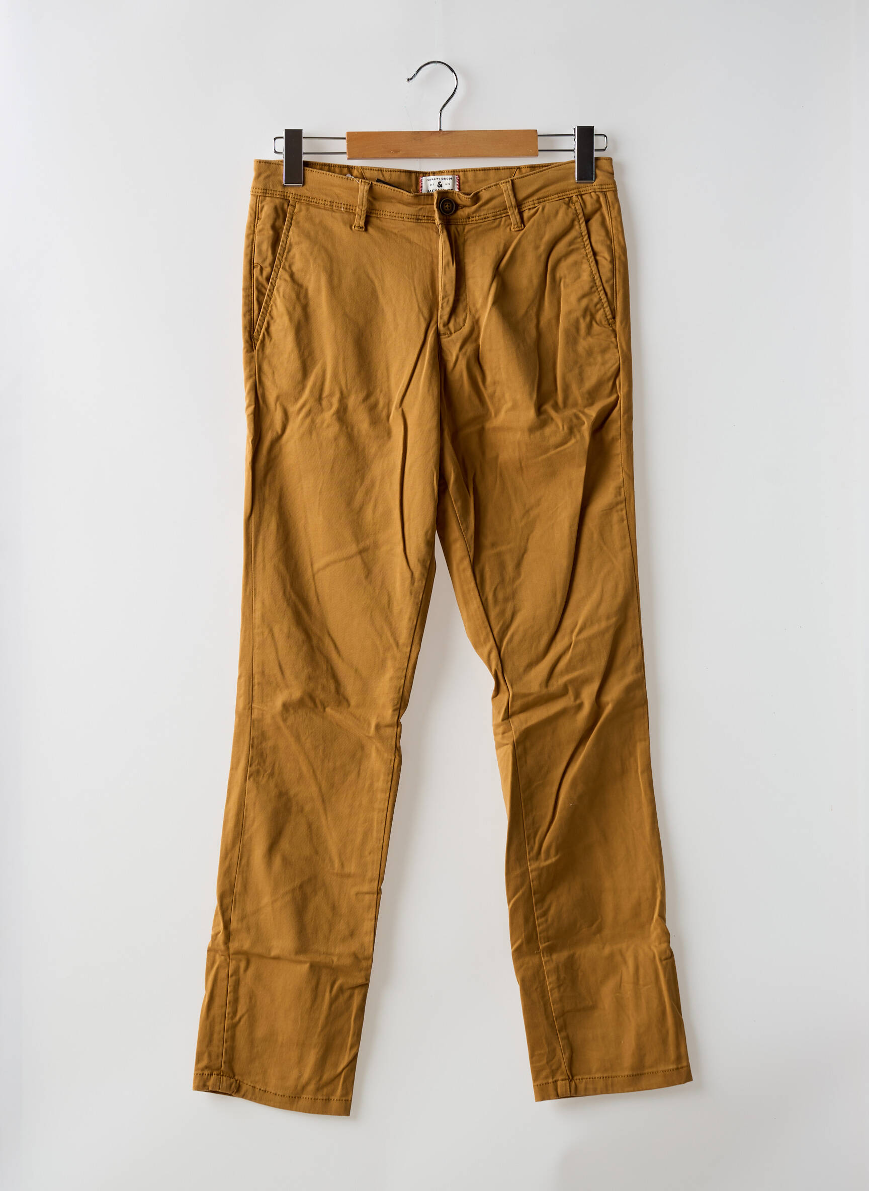 Chino kelnė tamprumas normala dydis rudas JACK & JONES vyras