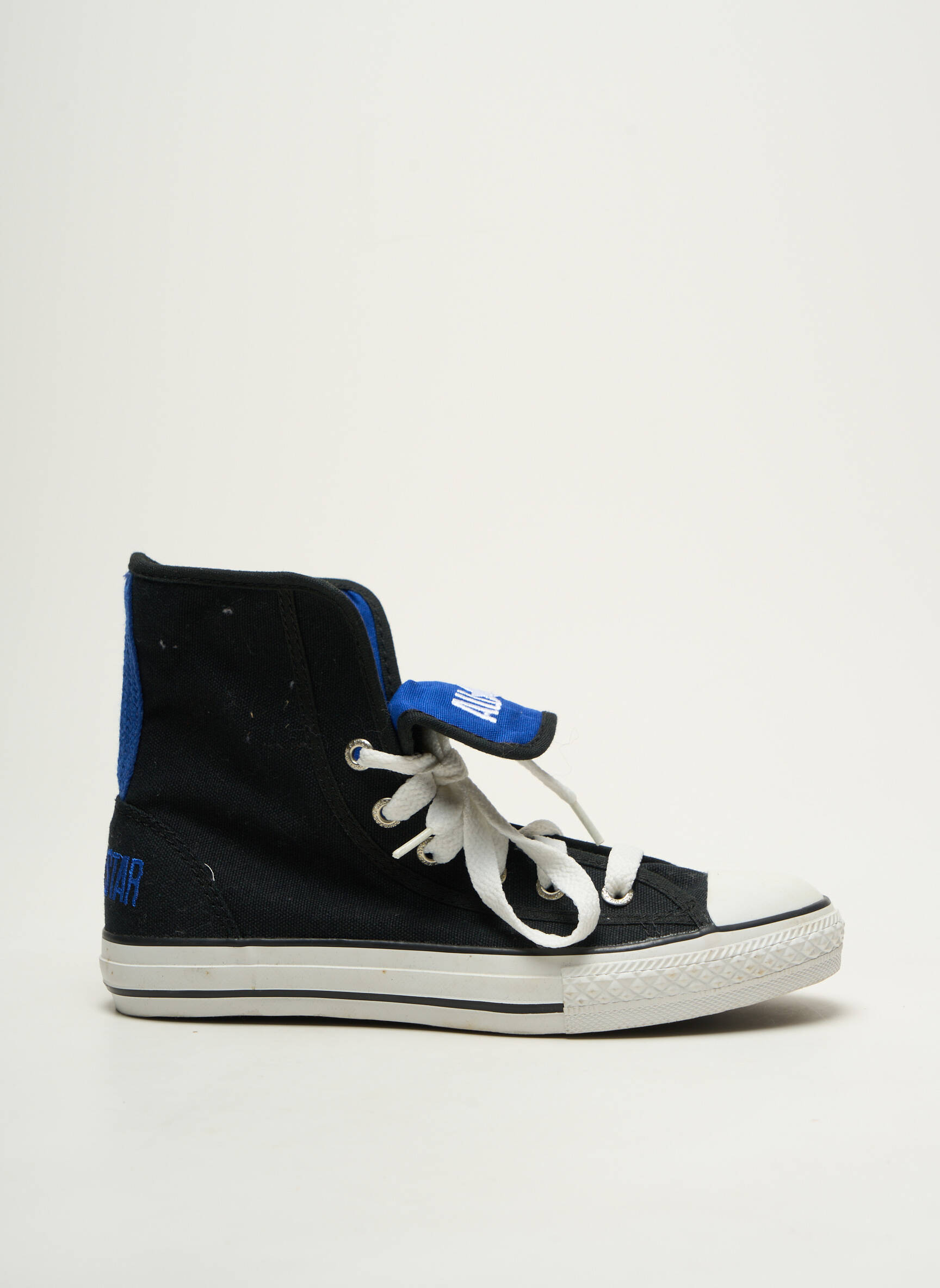 Bėgimo bateliai šnervių uždarymas apvalus mygtukas juodas CONVERSE berniukas
