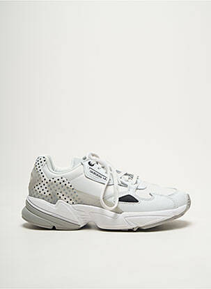 Bėgimo bateliai satino audinys plokščias kulnas iki 3 cm baltas ADIDAS moteris