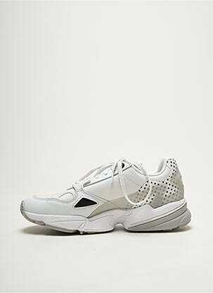 Bėgimo bateliai satino audinys plokščias kulnas iki 3 cm baltas ADIDAS moteris