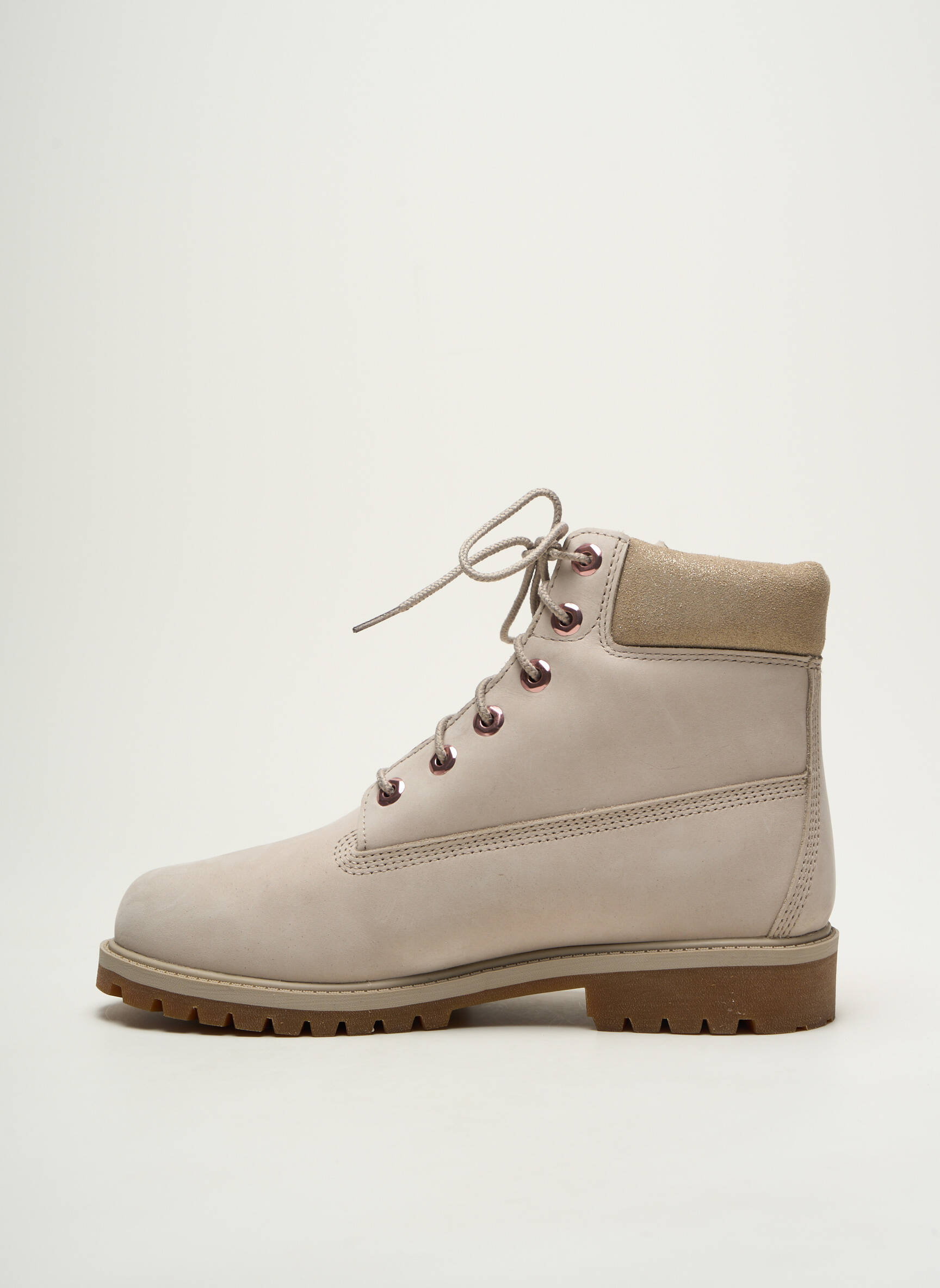 Batai/botai satino audinys plokščias kulnas iki 3 cm pilka TIMBERLAND moteris
