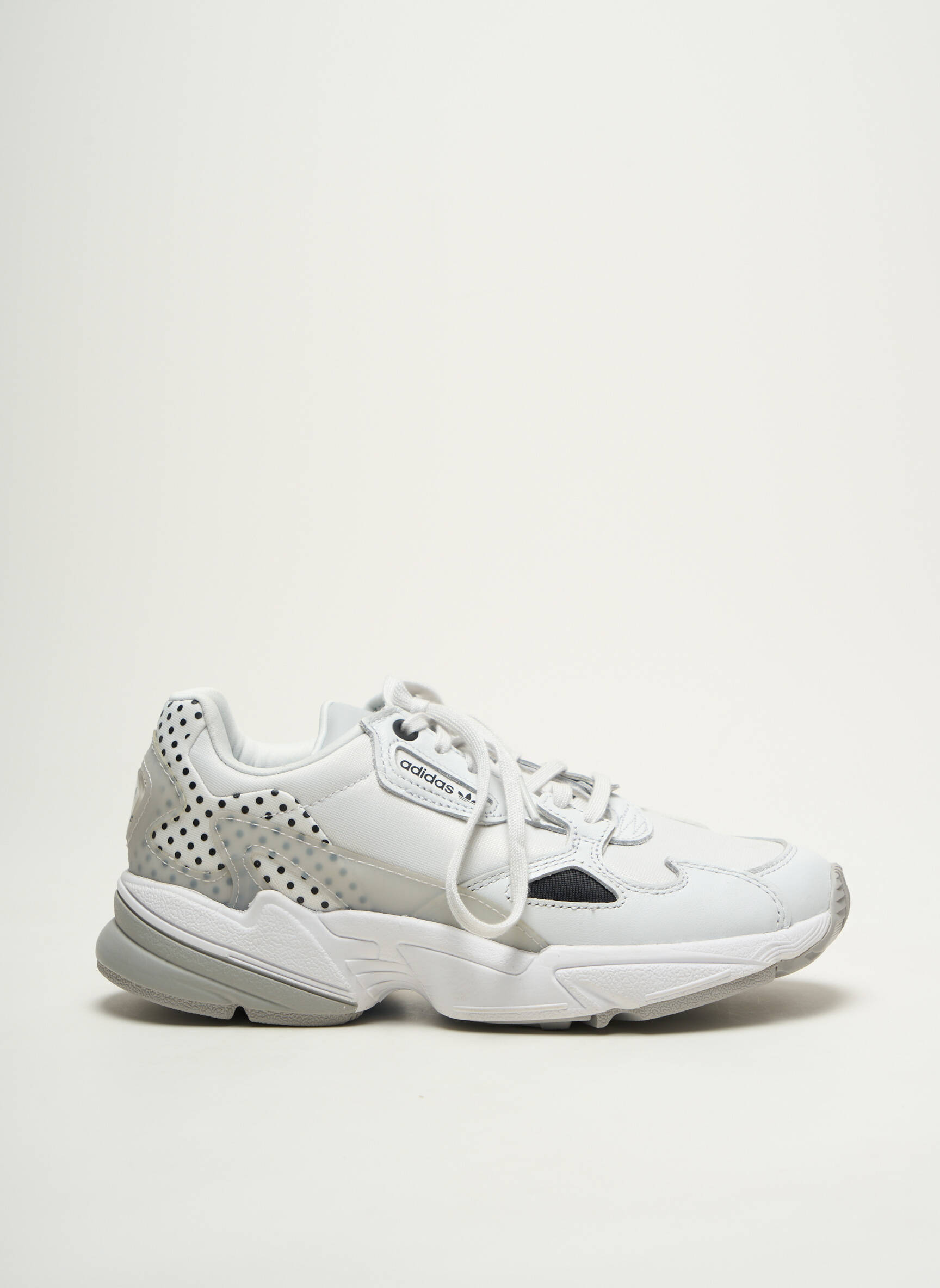 Bėgimo bateliai satino audinys plokščias kulnas iki 3 cm baltas ADIDAS moteris