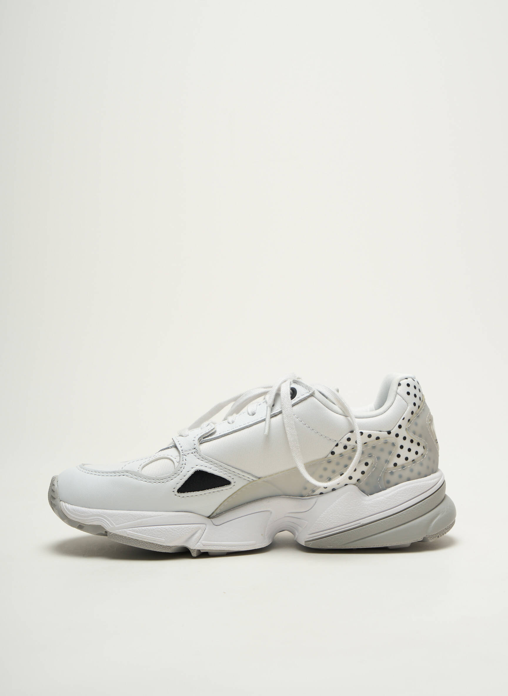Bėgimo bateliai satino audinys plokščias kulnas iki 3 cm baltas ADIDAS moteris