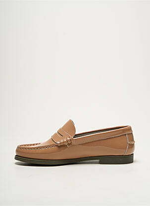 Mokasīnai lygus medžiaga plokščias kulnas iki 3 cm bežinis SEBAGO moteris