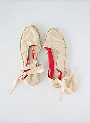 Espadrilės šnervių uždarymas plokščias kulnas iki 3 cm bežinis HAVAIANAS moteris