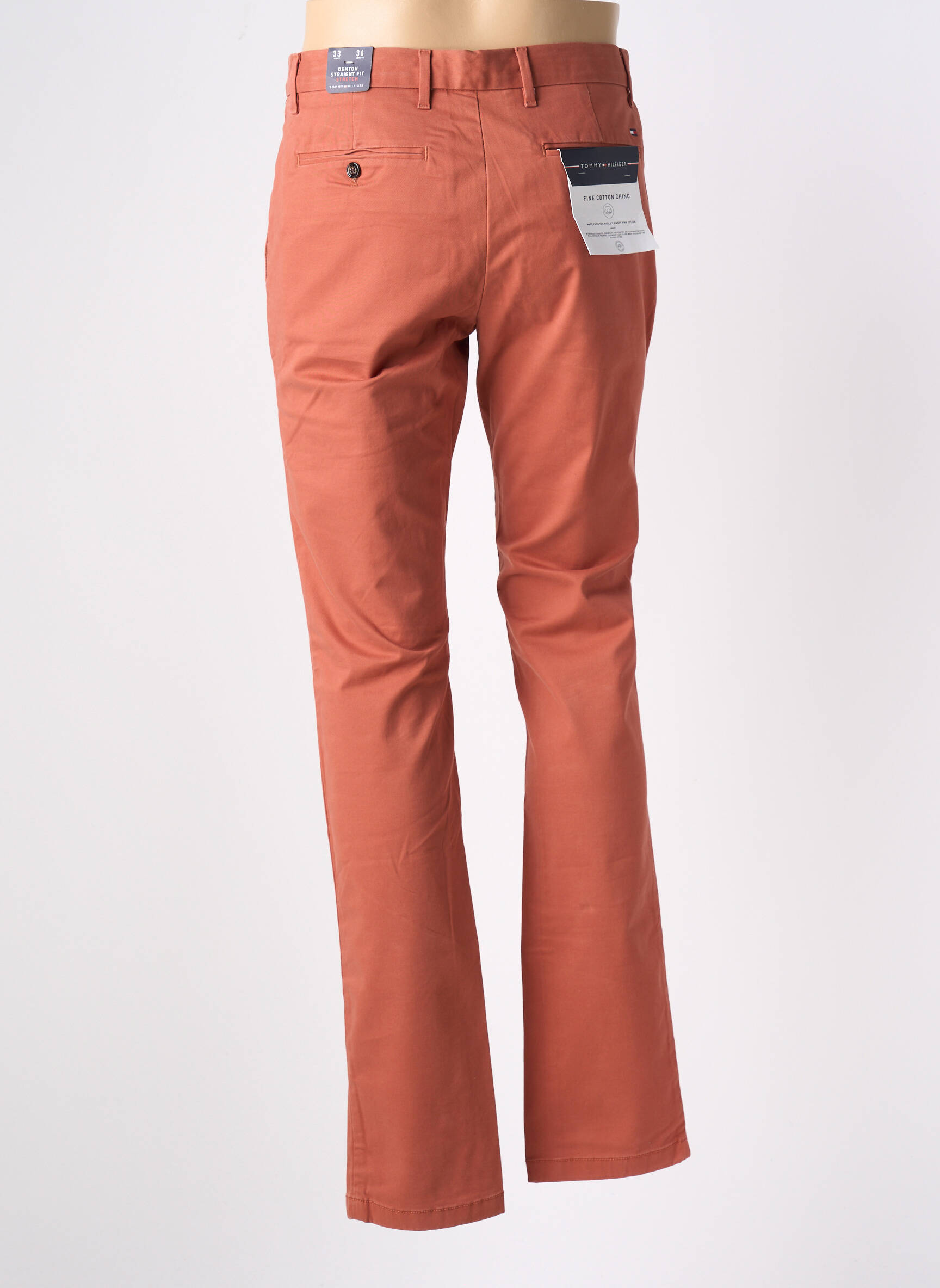 Chino kelnė kišenės normala dydis oranžinė TOMMY HILFIGER vyras