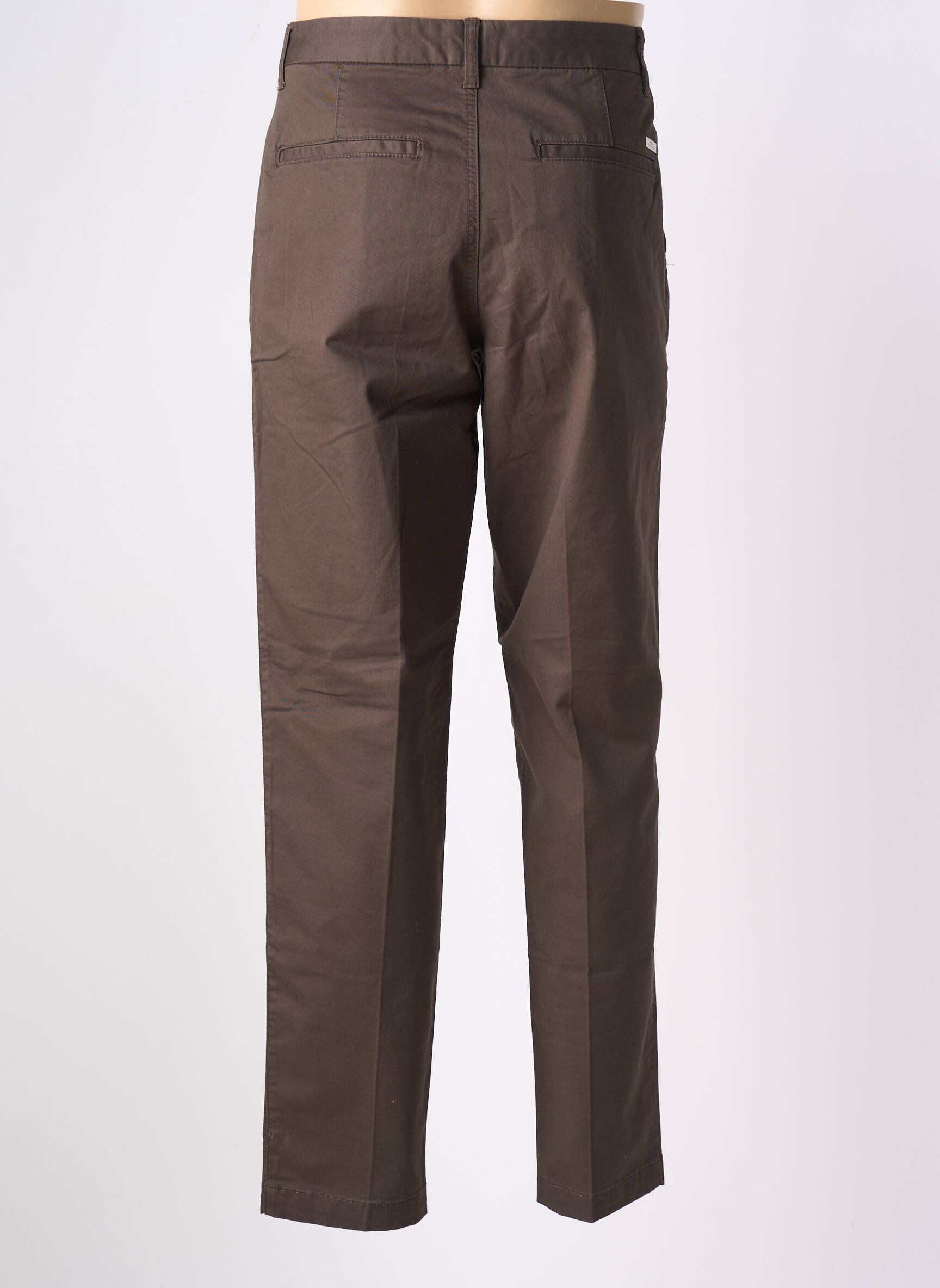 Chino kelnė popelinos audinys, kuris pasižymi lygiu ir tankiu paviršiumi. normala dydis rudas ARMANI EXCHANGE vyras