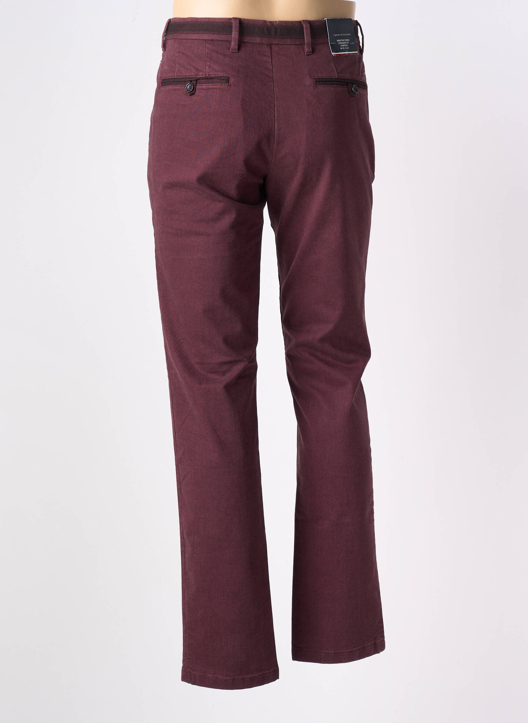 Chino kelnė chinamas audinys normala dydis raudona TOMMY HILFIGER vyras