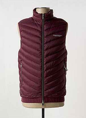Pūkinė striukė kišenės be gobtuvų raudona ARMANI EXCHANGE vyras