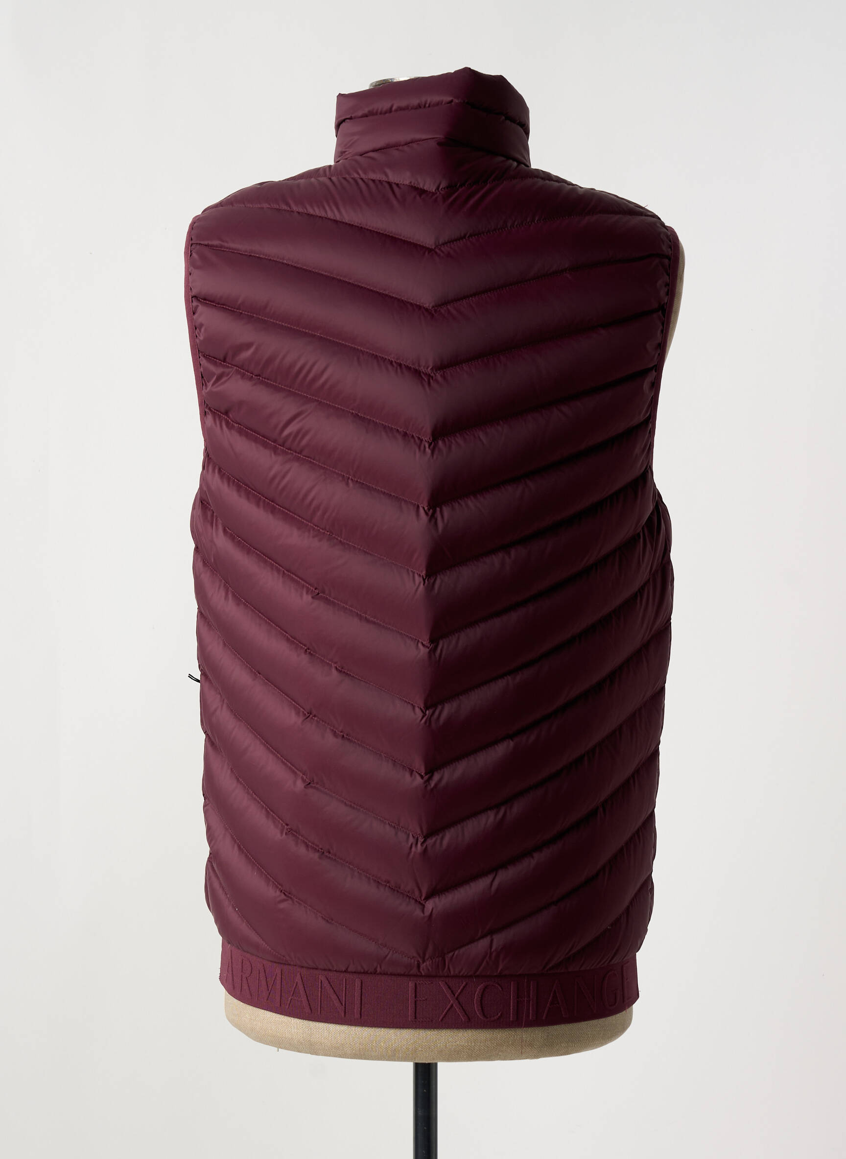 Pūkinė striukė kišenės be gobtuvų raudona ARMANI EXCHANGE vyras