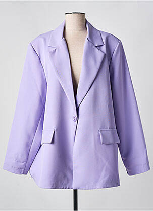 Švarkas netikros kišenės violetinis NEW COLLECTION moteris