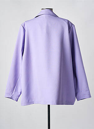 Švarkas netikros kišenės violetinis NEW COLLECTION moteris