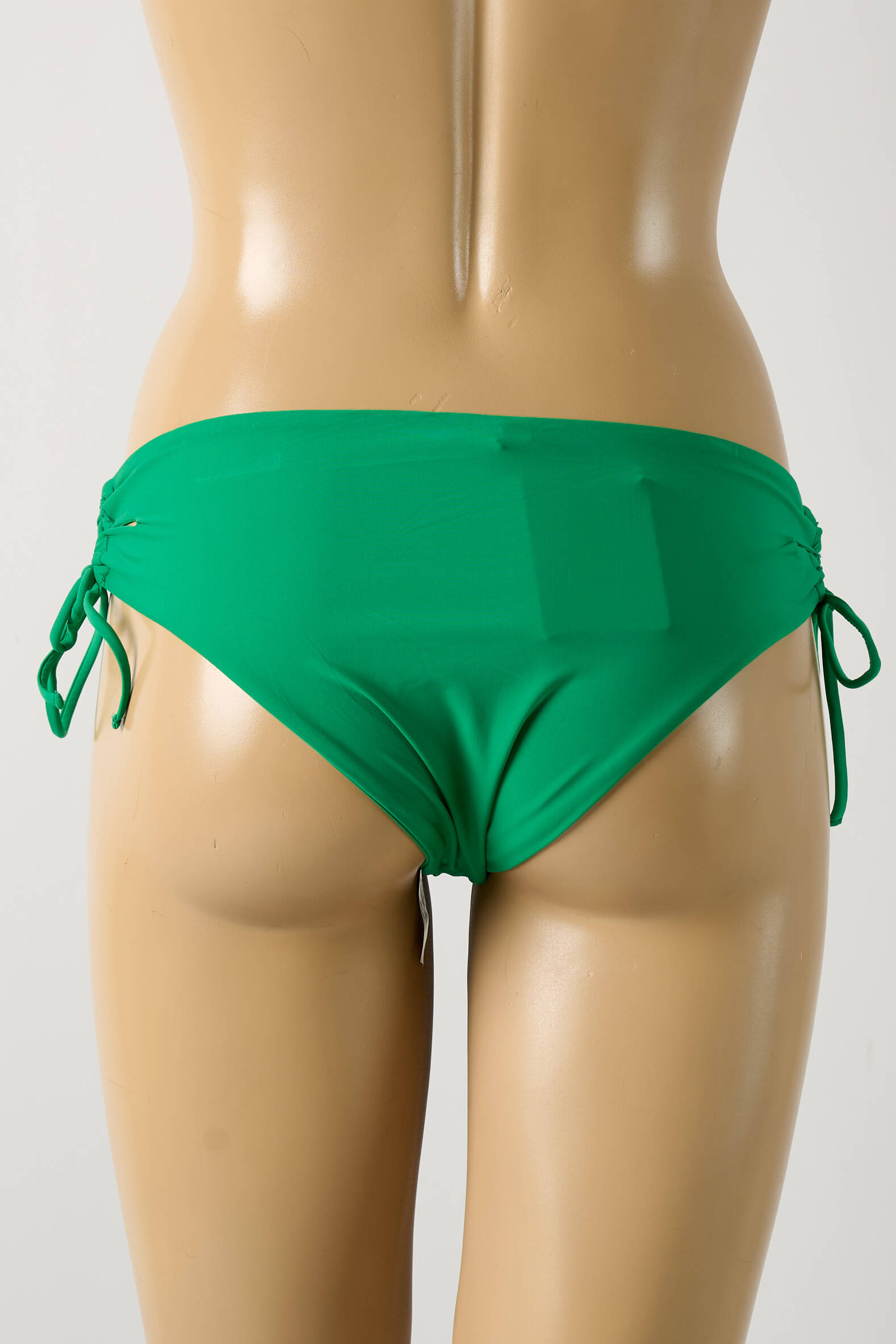 Maudymosi kelnaitės satino audinys bikini žalias RIO DE SOL moteris